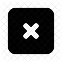 Schliessen Quadrat Kreuz Entfernen Symbol