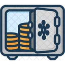 Kaution Geld Safe Symbol