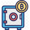 Schliessfach Bitcoin Schliessfach Bitcoin Speicher Symbol