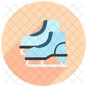 Winter Sport Schuhe Symbol