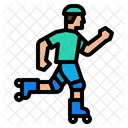 Skate Roller Skater Symbol