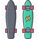 Skaten Longboard Sport Symbol