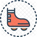 Schlittschuhlaufen Schlittschuhlaufen Derby Symbol