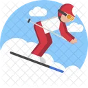 Sport Schlittschuhlaufen Wintersport Symbol