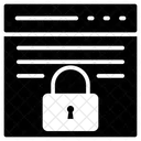Sperren Privat Browser Symbol