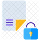 Sperre Datenschutz Dateischutz Symbol