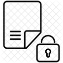 Sperre Datenschutz Dateischutz Symbol