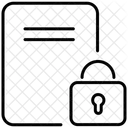 Sperre Datenschutz Dateischutz Symbol