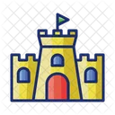 Burg Strand Sandburg Symbol