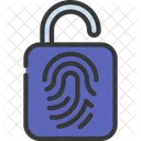 Biometrisches Schloss  Symbol