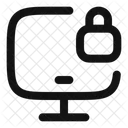 Computer Sperren Computer Geschutzt Sicherheit Symbol