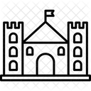 Burg Fantasie Festung Symbol
