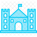 Burg Stadtelemente Fantasie Symbol