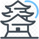 Schloss Japan Kyoto Symbol