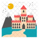 Schloss landschaft  Symbol