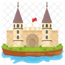 Burg Festung Marchenschloss Symbol