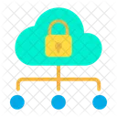 Cloud Daten Sperre Symbol