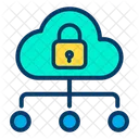 Cloud Daten Sperre Symbol