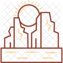 Schlucht  Symbol
