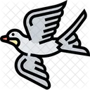 Schwalbe Scheune Vogelgrippe Symbol