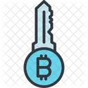 Bitcoin Digital Schlussel Symbol