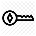 Schlussel Ethereum Privat Symbol