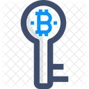 Schlussel Bitcoin Schlussel Schlussel Symbol