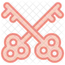 Schlussel Himmlisch Hexerei Symbol