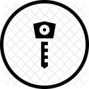 Schlussel Zugang Master Symbol