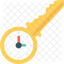 Schlussel Timer Zugang Symbol