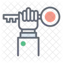 Schlusselmann Schlusselperson VIP Symbol