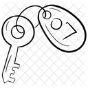 Schlusselring Turschlussel Schlusselanhanger Symbol