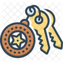 Schlusselhalter Sicherheit Schlussel Symbol