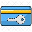 Schlusselkarte Zugangskarte Zugang Symbol