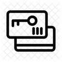 Schlusselkarte Zugang Sicherheit Symbol