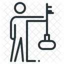 Mitarbeiter Mensch Schlussel Symbol