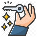 Schlusselmitarbeiter Schlusselperson Mitarbeiter Symbol
