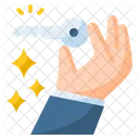 Schlusselmitarbeiter Schlusselperson Mitarbeiter Symbol