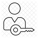 Schlusselperson Symbol