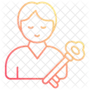 Schlüsselperson  Symbol
