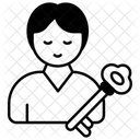 Schlüsselperson  Symbol