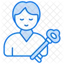 Schlüsselperson  Symbol