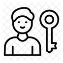 Schlusselperson Symbol