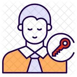 Schlüsselperson  Symbol