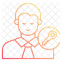 Schlüsselperson  Symbol