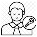 Schlüsselperson  Symbol