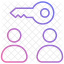 Schlusselperson Schlussel Geschaftsmann Symbol