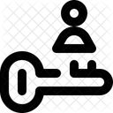 Schlusselperson Schlussel Geschaftsmann Symbol