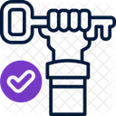 Schlusselperson Fuhrung Einfluss Symbol