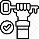 Schlusselperson Fuhrung Einfluss Symbol